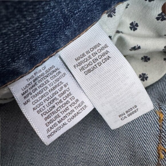 Lucky Brand Mens 181 Anto Relaxed Wash Stretch Denim Straight Jeans 31 x 30 - Picture 9 of 9